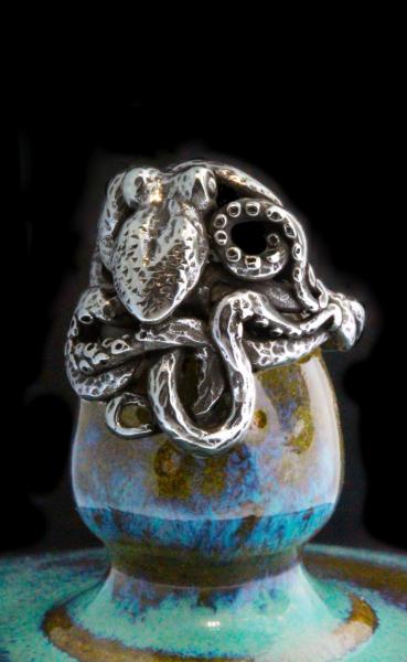 Octopus Ring - Silver picture