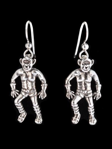 Zombie Earrings - Silver picture