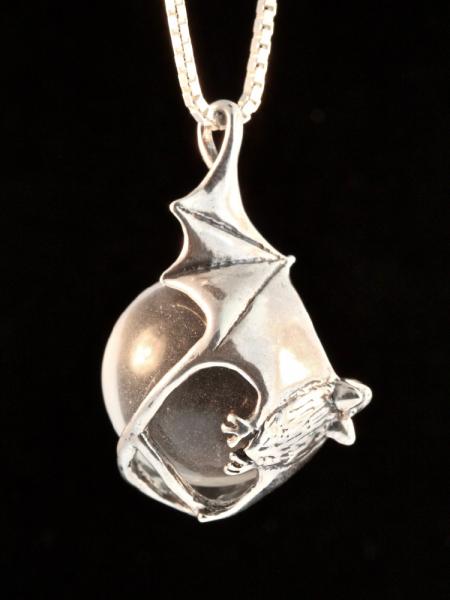 Night Flight Bat Orb - Silver picture