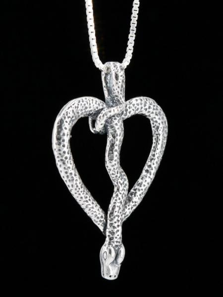 Love Python Pendant #9 - Silver picture