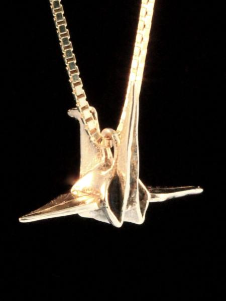 Peace Crane - 14k Gold picture