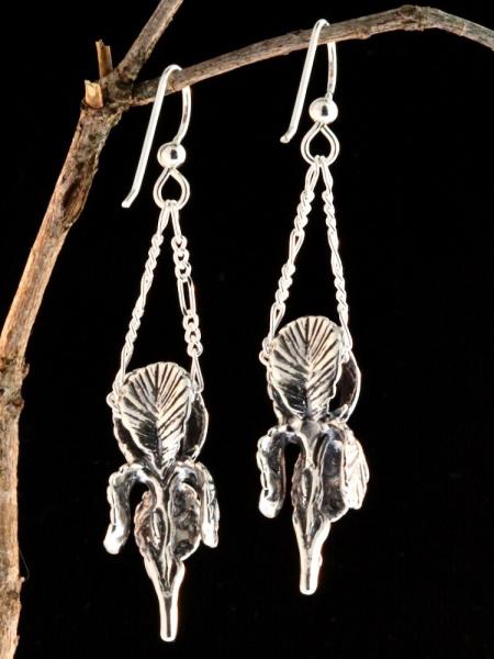 Iris Earrings - Silver picture