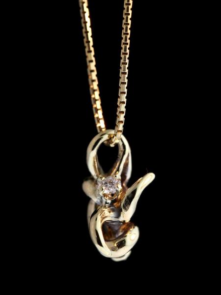 Spielo Spore Pendant - 18K gold with diamond picture