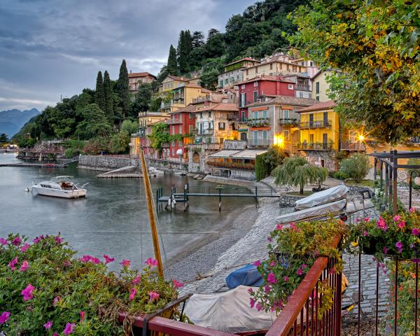 DAWN ON LAKE COMO