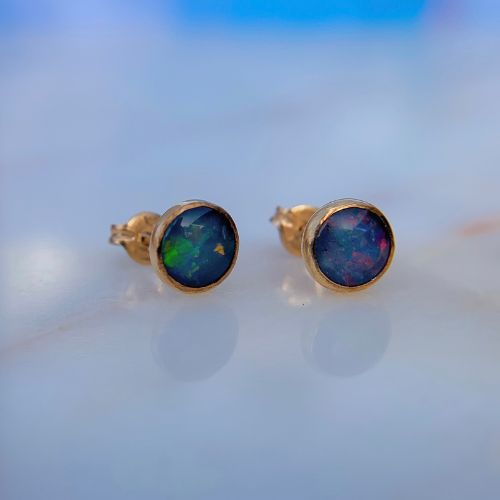 Every day opal stud earrings picture