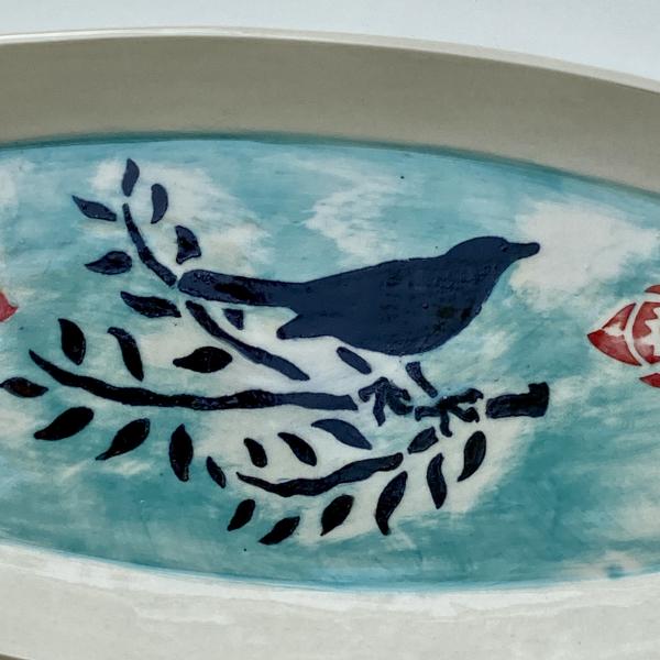 Bird and Feathers Platter picture
