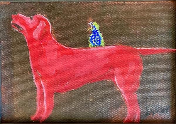 Title: "Bird Dog" Original Painting