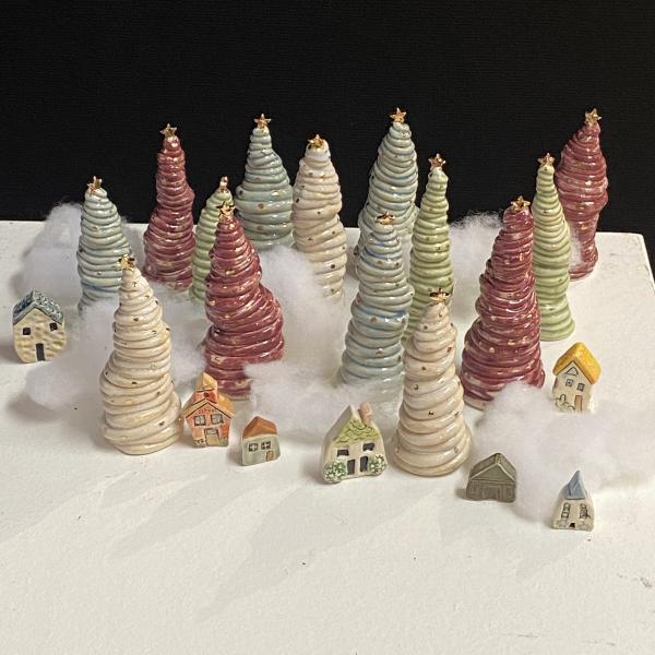 Ceramic Christmas Trees-Whoville