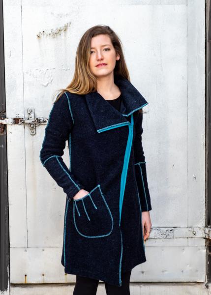 Georgy Navy Wool picture