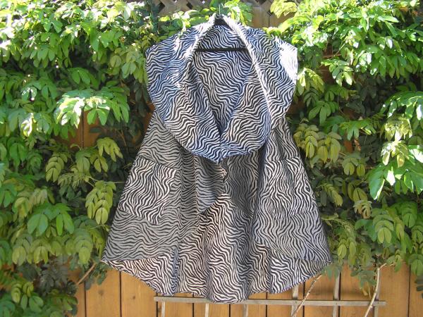 STYLE 2223-Coat Shawl Collar CAPE VEST Reversible Tapestry picture