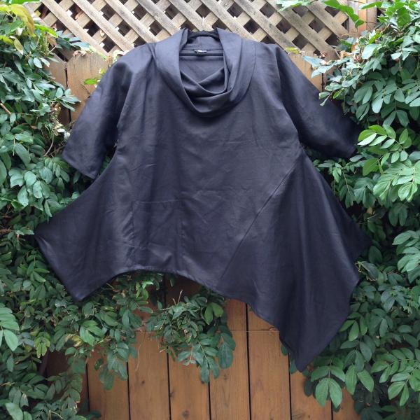 STYLE 2228-Top Angle Cowl Neck Linen picture