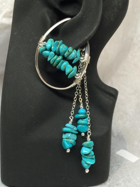 Turquoise double bar