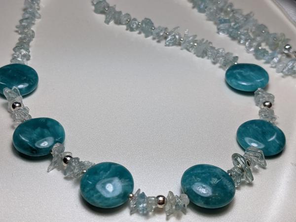 Amazonite and Aquamarine Necklace picture