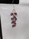 Light Purple Swarovski Crystal Earrings