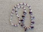 Quartz and Amethyst Necklace