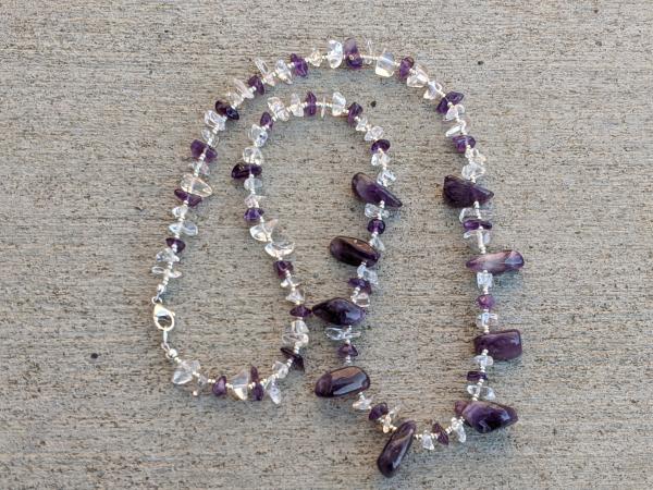 Quartz and Amethyst Necklace picture