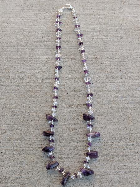 Quartz and Amethyst Necklace picture