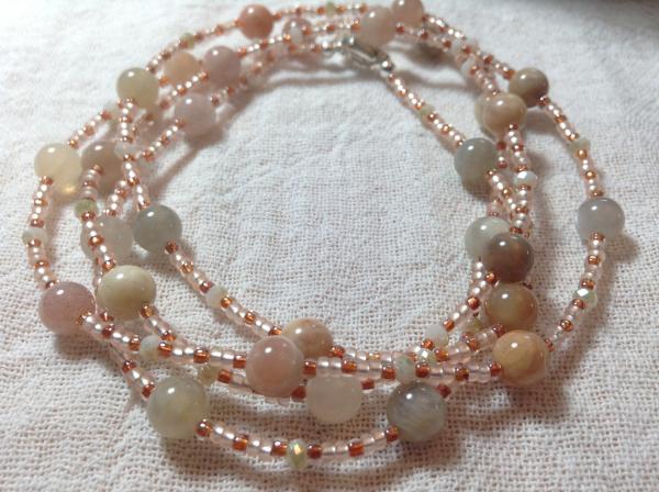 Peach Quartz Necklace