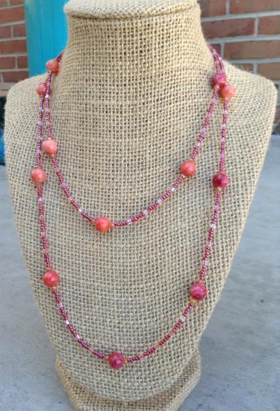 Red/Orange Quartz Necklace picture