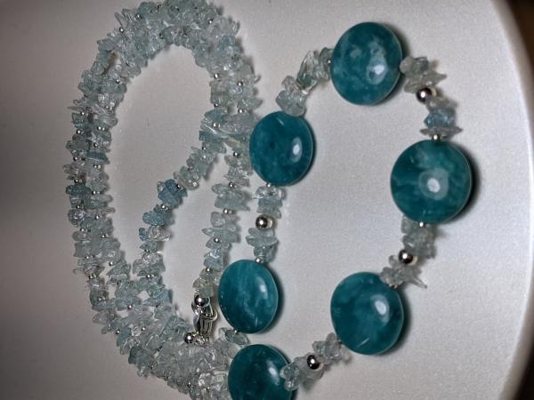 Amazonite and Aquamarine Necklace picture