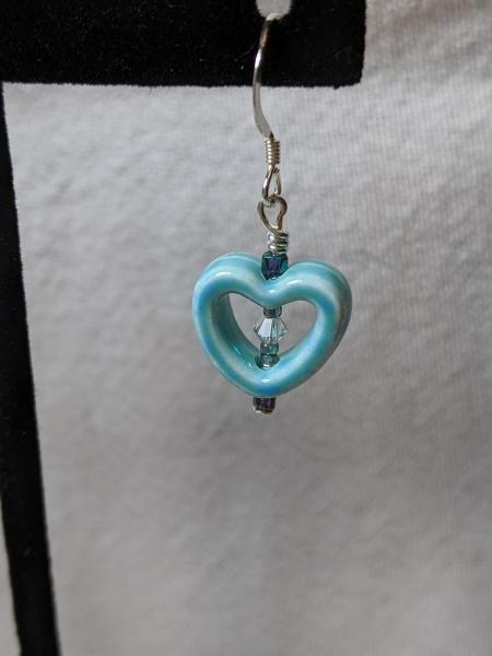 Porcelain Heart Earrings picture