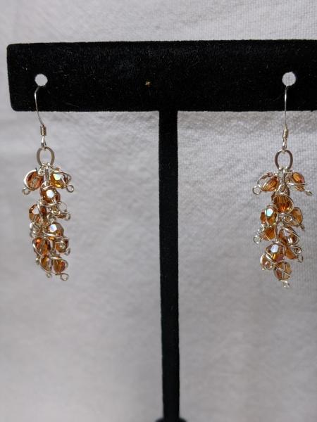 Topaz Swarovski Crystal Earrings picture