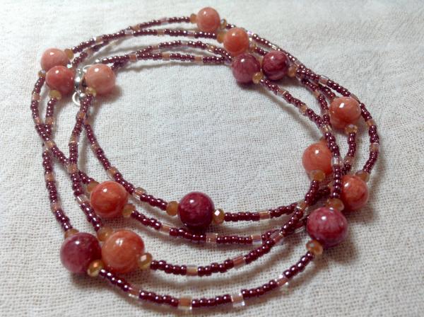 Red/Orange Quartz Necklace picture