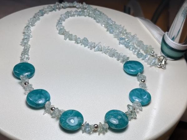 Amazonite and Aquamarine Necklace picture
