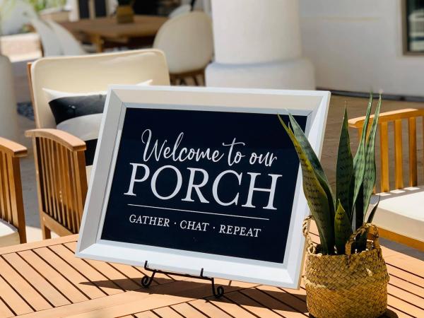 Welcome To Our Porch Sign picture