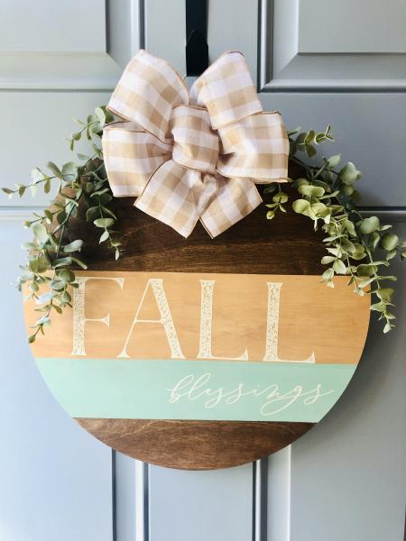 Fall Blessings Door Hanger