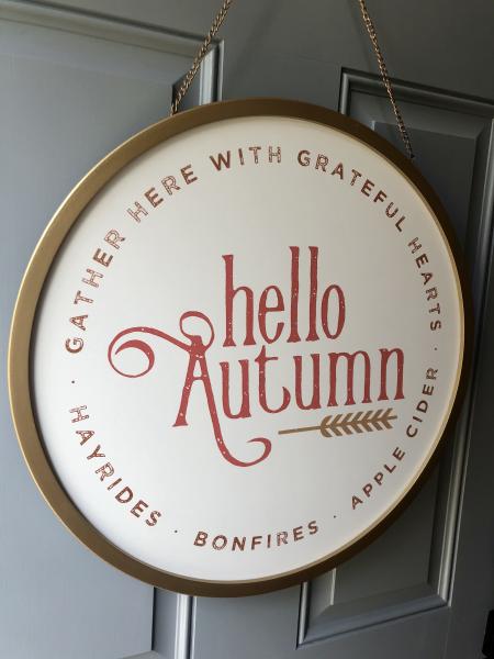 Hello Autumn Door Hanger picture