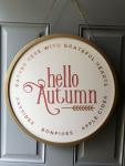 Hello Autumn Door Hanger