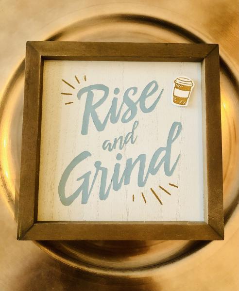 Rise and Grind Double Sided Box Frame picture