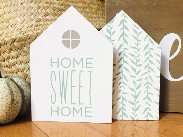 Home Sweet Home House Shaped Shelf Sitters picture