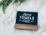Free Hand Towels Board and Base