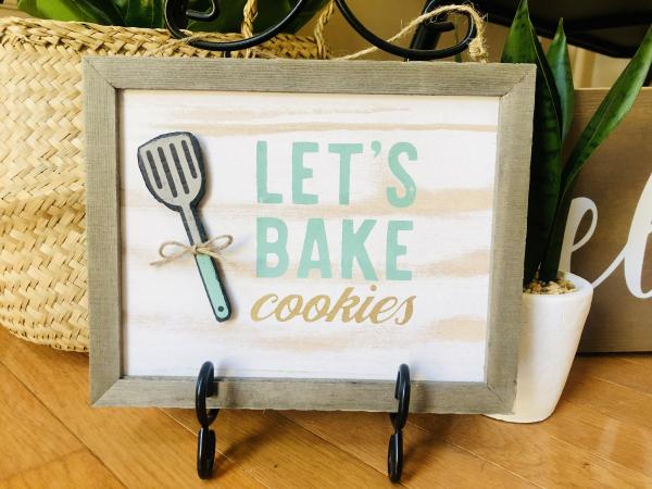 Let's Bake Cookies Sign