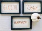 Harvest Mini Canvases Set of 3