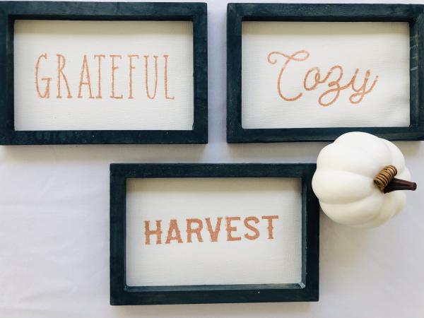 Harvest Mini Canvases Set of 3 picture