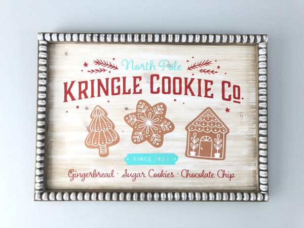 Kringle Cookie Co Beaded Frame Sign picture