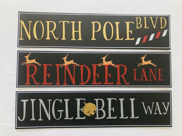 North Pole Street Signs