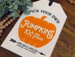 Pumpkin Patch Door Tag