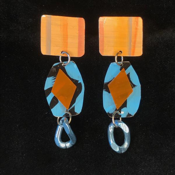 Orange You Blue Earrings picture