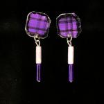 Pipple Purple Earrings