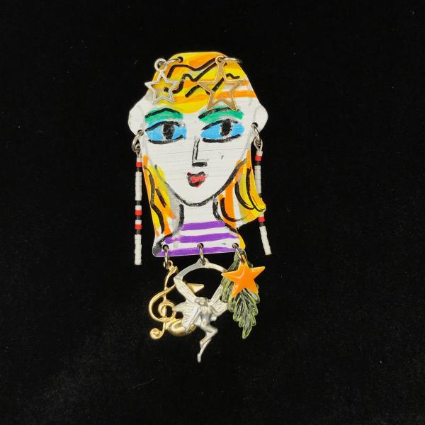 Girlie Locks Pin picture