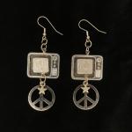 Girl Peace TV Earrings