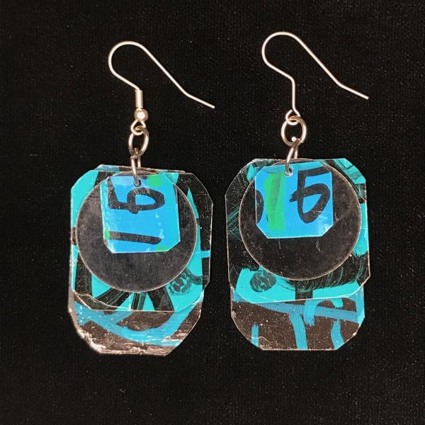 Turquoise Noir Earrings picture