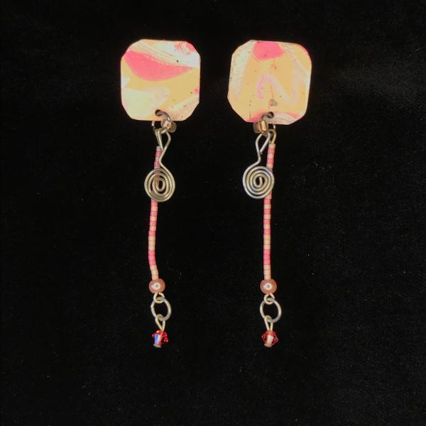 Pink-a-Dink Earrings