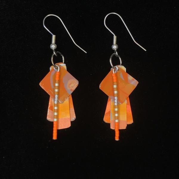 Uber Orange Earrings