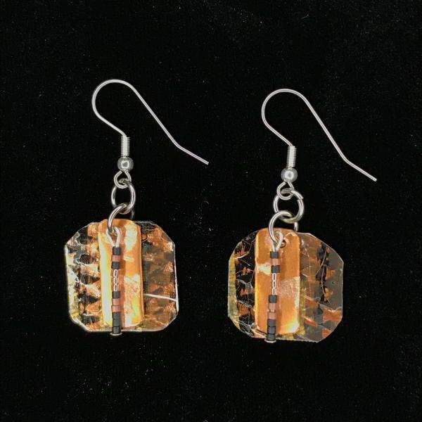 Copper Doodle Earrings