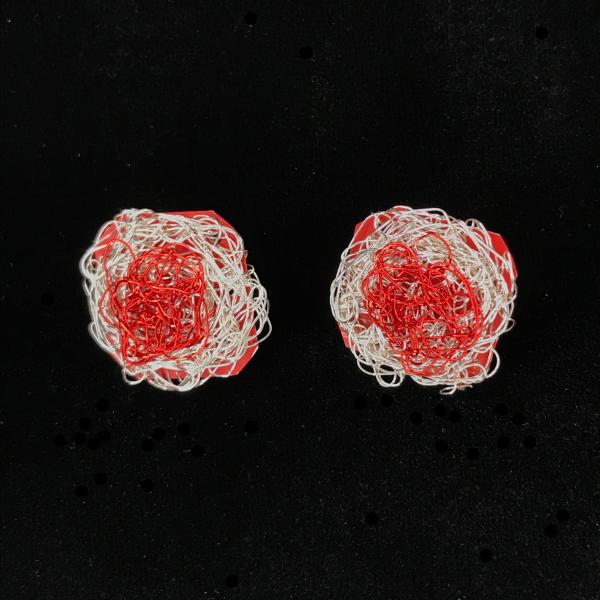 Crochet Moon Earrings